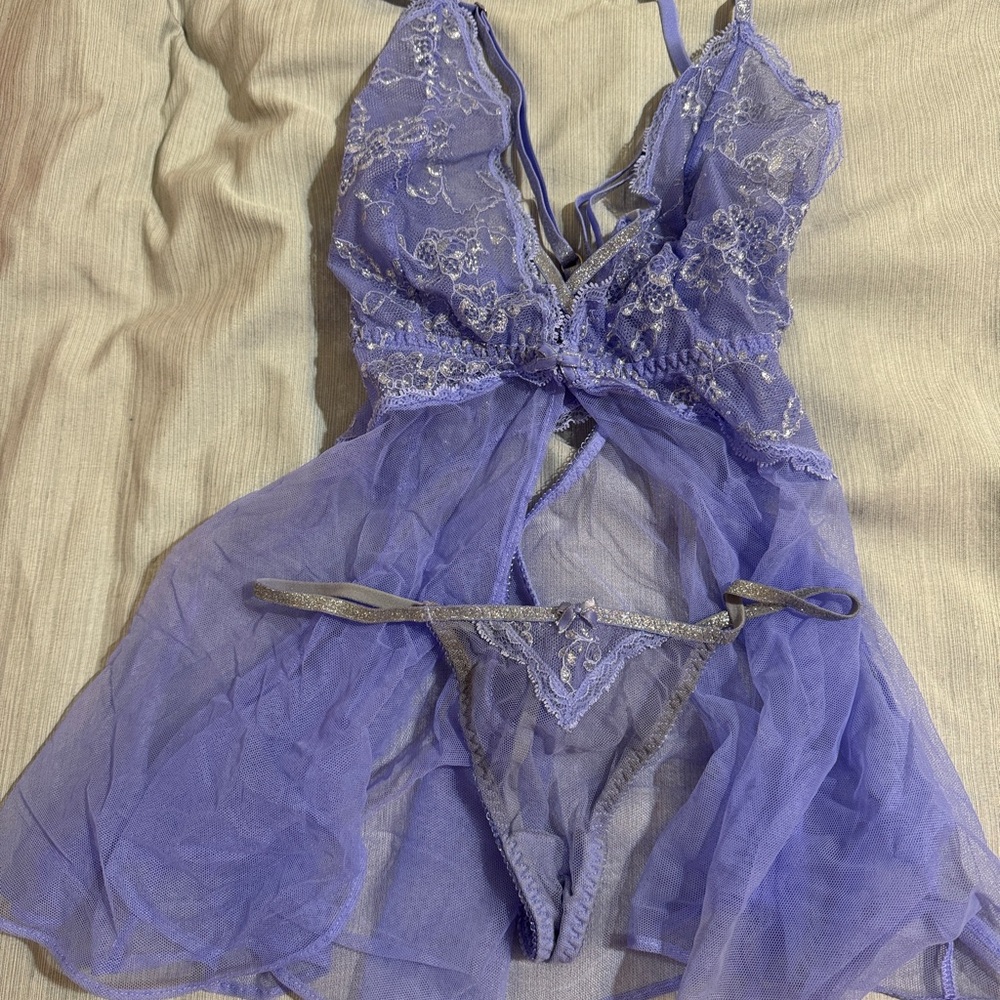 Victoria's Secret Purple Lace Panties Intimates